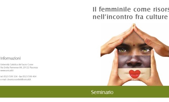 Il 7 marzo a Piacenza per il seminario “Il femminile come risorsa nell’incontro fra culture”