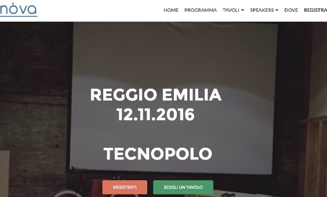 Sabato 12 novembre al Tecnopolo di Reggio per Innòva 2016