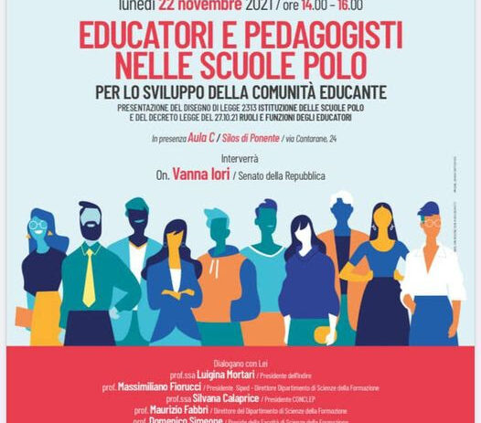 22 novembre – Convegno “Educatori socio-professionali e pedagogisti per lo sviluppo della comunità educante”