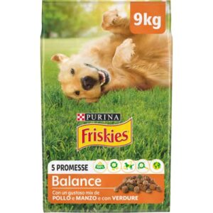 Recensione Friskies Balance: Crocchette per cane adulto con pollo, manzo e verdure