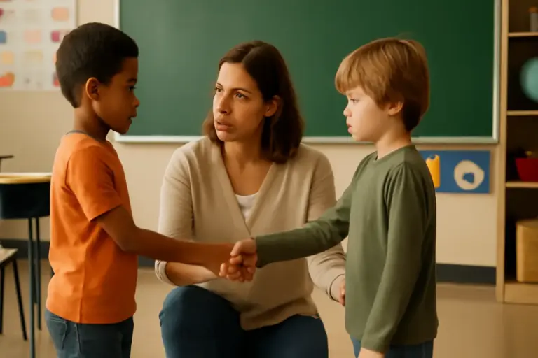In che modo il rispetto reciproco si insegna ai bambini? Approccio pratico che riduce i conflitti tra pari